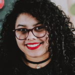Foto da aluna Vitória Claudino da turma online