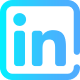 logotipo colorido do Linkedin